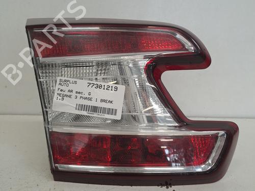 Used Left tailgate light RENAULT MEGANE III Grandtour (KZ0/1) 1.9 dCi (KZ0J, KZ0N, KZ1S) (131 hp) 28391064