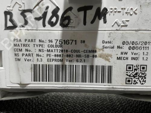 instrument-cluster-peugeot-508-sw-i-8e_-2010-2011-2012-2013-2014-2015-2016-2017-2018-28399383 main image