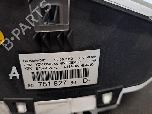 Instrument cluster PEUGEOT 208 I (CA_, CC_) 1.6 HDi | BP28406821C47