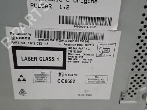 Radio NISSAN PULSAR Hatchback (C13) 1.2 DIG-T | BP28390594E6 