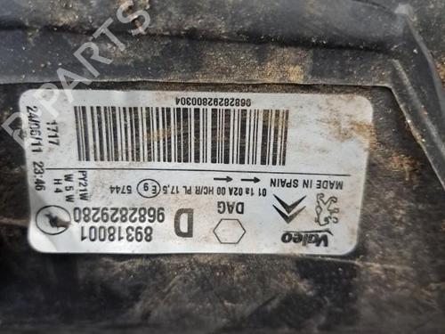 Right headlight PEUGEOT PARTNER Tepee 1.6 HDi | BP28396360C29 