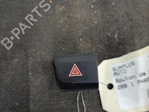 Used Warning switch PEUGEOT 208 I (CA_, CC_) 1.2 VTI 82 (82 hp) 30107689