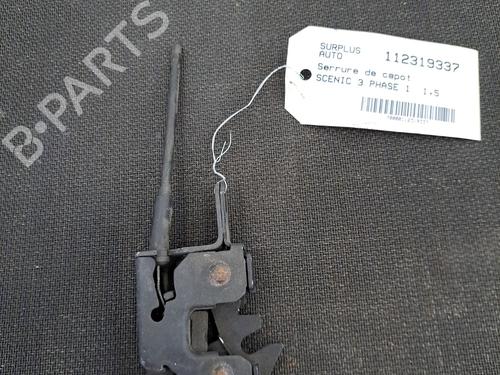 Used Hood lock RENAULT SCÉNIC III (JZ0/1_) 1.5 dCi (110 hp) 29490859