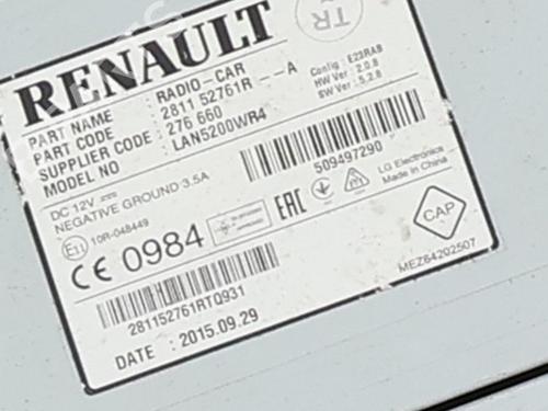 Radio DACIA DUSTER (HS_) 1.5 dCi | BP33041078E6 - Image 5