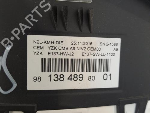 Instrument cluster PEUGEOT 208 I (CA_, CC_) 1.6 HDi / BlueHDi 75 | BP28402526C47 