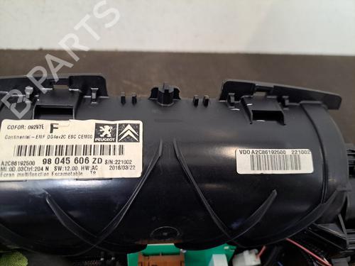 Display monitor PEUGEOT 3008 I MPV (0U_) 1.6 BlueHDi 120 | BP28397804C48