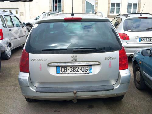 Tailgate PEUGEOT 307 Break (3E) 1.6 HDi 110 | BP28397048C6 
