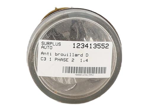 Højre Foran Tågelygte Højre Foran Tågelygte CITROËN C3 I (FC_, FN_) [2002-2013] 33802942 33802942