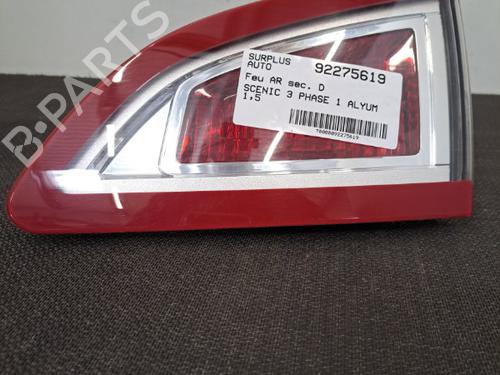 Used Right tailgate light RENAULT SCÉNIC III (JZ0/1_) 1.5 dCi (106 hp) 28409635