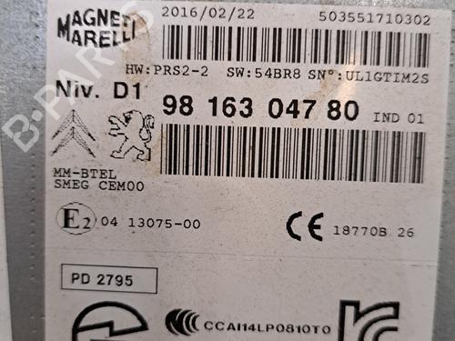Radio CITROËN C4 Picasso II 1.6 BlueHDi 120 | BP28398170E6