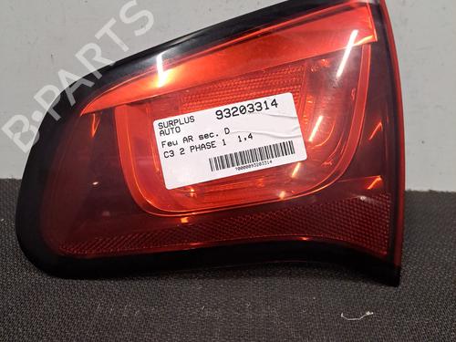 Højre baglygte bagklap CITROËN C3 II (SC_) 1.4 HDi 70 (SC8HZC, SC8HR0, SC8HP4) (68 hp) 28404101