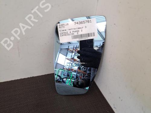 Used Right mirror glass RENAULT ESPACE IV (JK0/1_) 2.0 dCi (JK02, JK03) (131 hp) 29129527