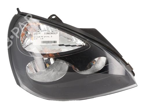Used Right headlight RENAULT CLIO II (BB_, CB_) 1.5 dCi (57 hp) 31160865