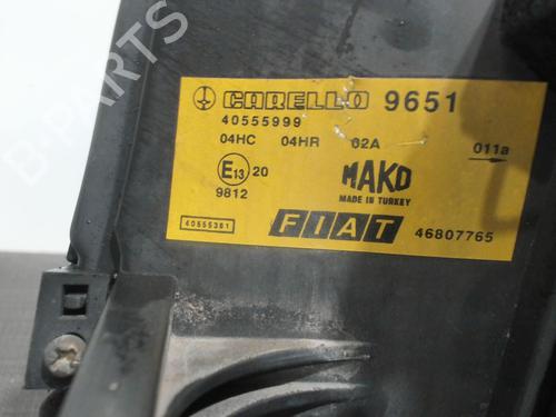 Used Right headlight Right headlight FIAT DOBLO Box Body/MPV (223_) 1.9 D (223ZXB1A) (63 hp) 28393687 28393687