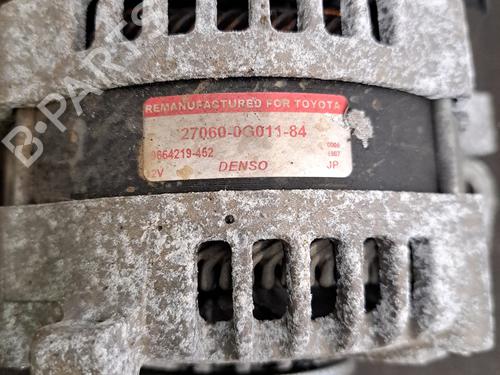 Used Alternator Alternator TOYOTA AVENSIS Estate (_T27_) 2.2 D-4D (ADT271_, ADT271R) (150 hp) 28397734 28397734