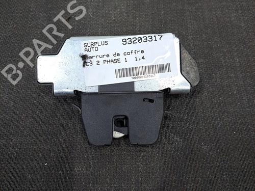 Used Tailgate lock CITROËN C3 II (SC_) 1.4 HDi 70 (SC8HZC, SC8HR0, SC8HP4) (68 hp) 28404099