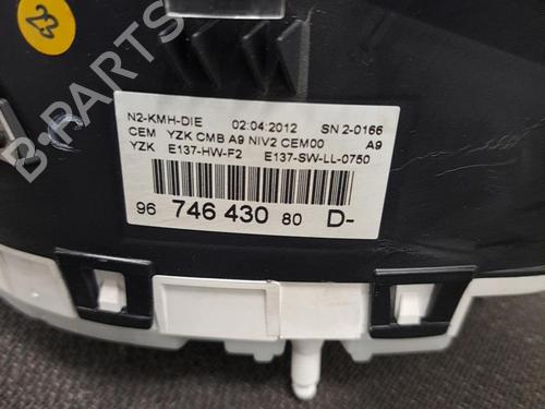 Instrument cluster PEUGEOT 208 I (CA_, CC_) 1.4 HDi | BP28408490C47