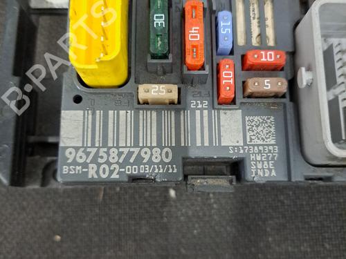 Fuse box CITROËN C5 III (RD_) 2.0 HDi 140 (RDRHF8, RDRHFA, RDRHA8, RDRHAJ) | BP30597054E1