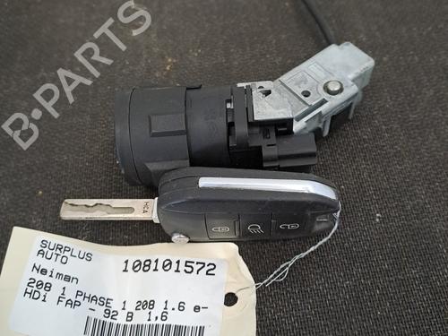 Used Ignition barrel PEUGEOT 208 I (CA_, CC_) 1.6 HDi (92 hp) 28409114