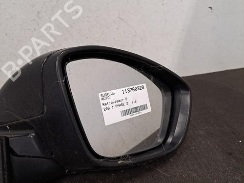 Used Right mirror PEUGEOT 208 I (CA_, CC_) 1.2 THP 110 (110 hp) 30362812