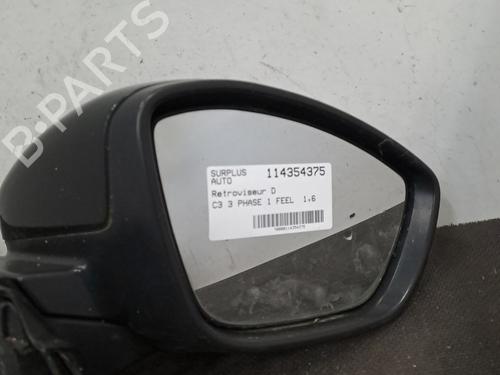 Bakspejl Højre CITROËN C3 III (SX) 1.6 BlueHDi 75 (75 hp) 30153423