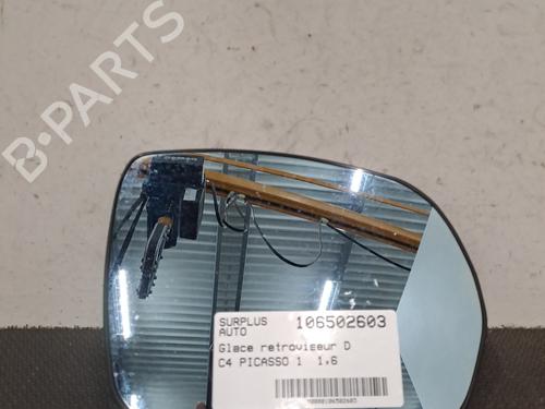 Used Right mirror glass CITROËN C4 Picasso I MPV (UD_) 1.6 HDi (109 hp) 28395206
