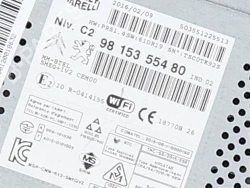 Radio DS DS 3 (SA_) 1.2 THP 110 / PureTech 110 (SAHNPS, SAHNZ6, SAHNZT) | BP33011873E6 - Image 3