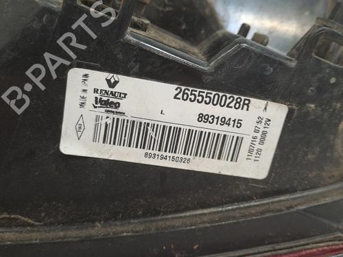 Used Left tailgate light Left tailgate light RENAULT MEGANE III Grandtour (KZ0/1) 1.9 dCi (KZ0J, KZ0N, KZ1S) (131 hp) 28391064 28391064