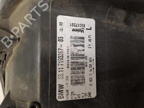 Used Left headlight BMW 1 (E81) 116 i (122 hp) 28402438
