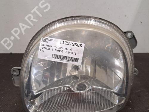 Used Left headlight RENAULT TWINGO I (C06_) 1.2 16V (C06C, C06D, C06K) (75 hp) 30619088
