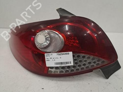 Used Left taillight PEUGEOT 206+ (2L_, 2M_) 1.4 HDi eco 70 (68 hp) 28390855