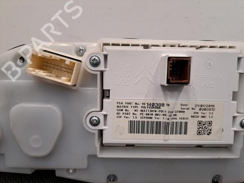 Used Instrument cluster PEUGEOT 2008 I (CU_) 1.6 BlueHDi 120 (120 hp) 28391612