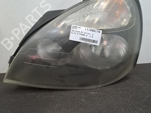 Used Left headlight RENAULT CLIO II (BB_, CB_) 1.4 16V (B/CB0P, BB13) (98 hp) 29412077