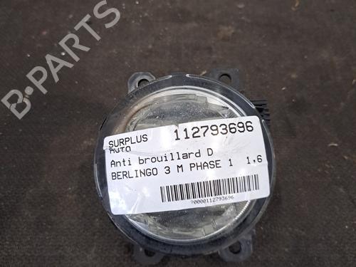 Used Right front fog light CITROËN BERLINGO Box Body/MPV (K9) 1.6 BlueHDi 100 (99 hp) 30148471