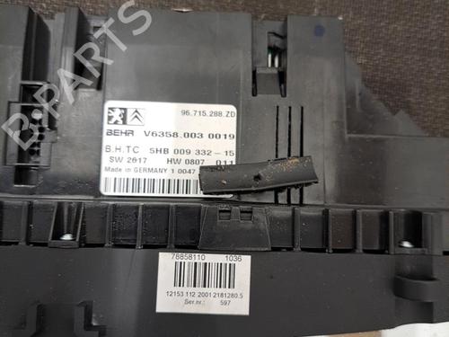 Climate control CITROËN C5 III (RD_) 3.0 HDi 240 (RDX8CA) | BP28396623I5 