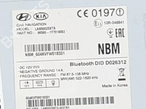Radio KIA PICANTO II (TA) 1.2 | BP36818404E6 - Image 2