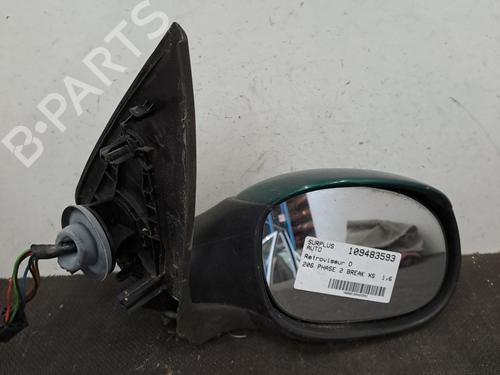 Used Right mirror PEUGEOT 206 SW (2E/K) 1.6 16V (109 hp) 28397444