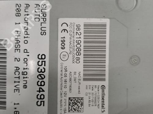 Radio PEUGEOT 208 I (CA_, CC_) 1.6 HDi / BlueHDi 75 | BP28392641E6