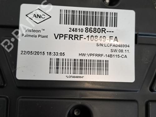 Instrument cluster RENAULT CLIO IV (BH_) 1.5 dCi 75 | BP28406922C47