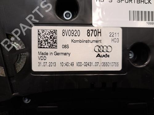 Used Instrument cluster AUDI A3 Sportback (8VA, 8VF) 2.0 TDI (150 hp) 28397216
