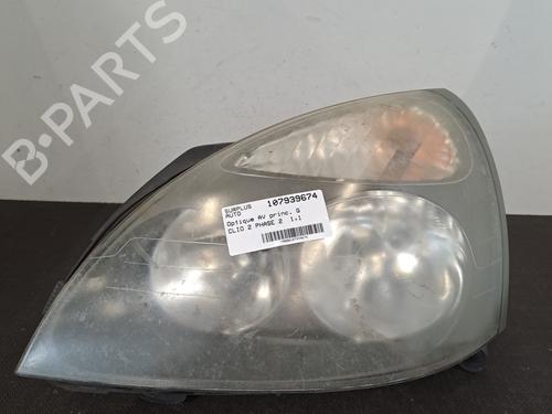 Used Left headlight Left headlight RENAULT CLIO II (BB_, CB_) 1.2 16V (BB05, BB0W, BB11, BB27, BB2T, BB2U, BB2V, CB05,... (75 hp) 28394939 28394939