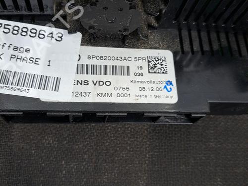 Climate control AUDI A3 Sportback (8PA) 1.9 TDI | BP28391220I5