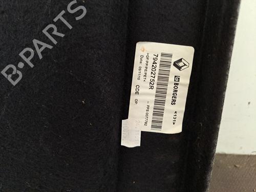 Rear parcel shelf RENAULT SCÉNIC III (JZ0/1_) 1.5 dCi | BP29488444C85 
