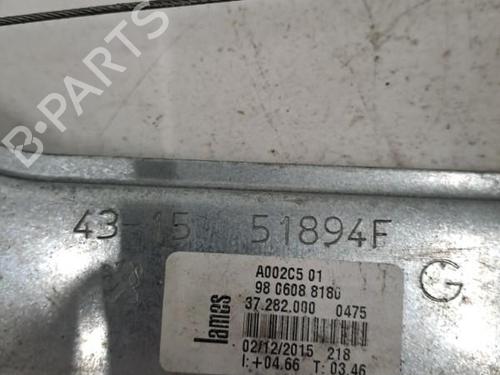 Front left window mechanism PEUGEOT 208 I (CA_, CC_) 1.6 HDi / BlueHDi 75 | BP28401812C22