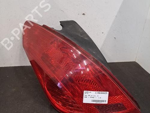 Used Left taillight PEUGEOT 308 I (4A_, 4C_) 1.6 HDi (109 hp) 30471325