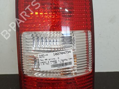 Used Right taillight VW CADDY III Box Body/MPV (2KA, 2KH, 2CA, 2CH) 1.9 TDI (105 hp) 28406916