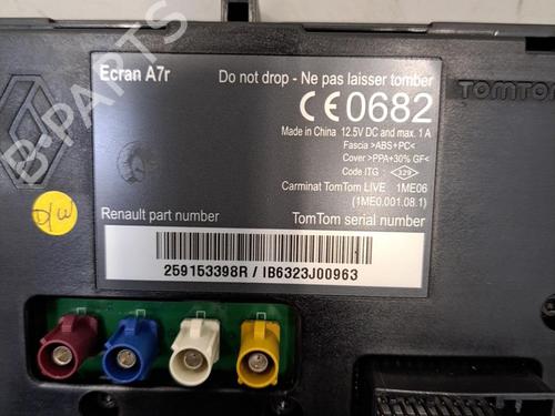 Used Display monitor RENAULT SCÉNIC III (JZ0/1_) 1.6 dCi (JZ00, JZ12) (130 hp) 28391241