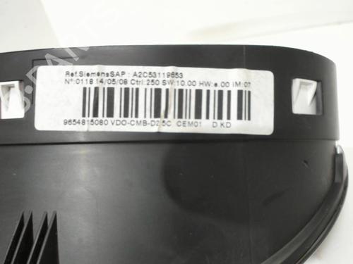 Instrument cluster PEUGEOT 407 Coupe (6C_) 2.7 HDi | BP28400029C47 