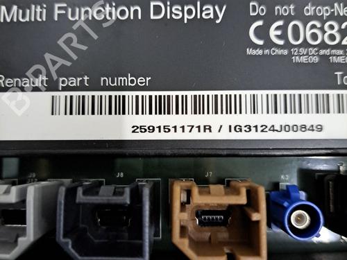 Used Display monitor Display monitor RENAULT MEGANE III Coupe (DZ0/1_) 1.6 dCi (DZ00, DZ12, DZ2A, DZ13) (130 hp) 30340062 30340062