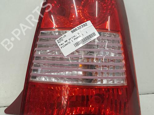 Højre baglygte KIA PICANTO I (SA) 1.0 (61 hp) 28392323